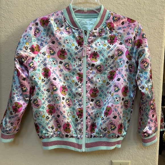 LOL Surprise Dolls Reversable Bomber Jacket - Picture 7 of 10